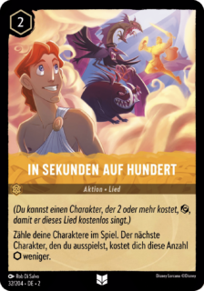 In Sekunden auf Hundert