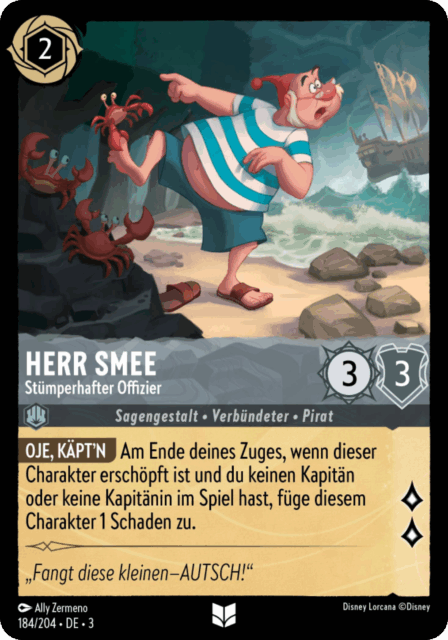 Herr Smee – Stümperhafter Offizier