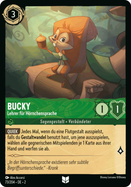 Bucky – Lehrer für Hörnchensprache