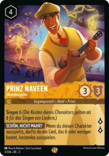 Prinz Naveen – Ukulelespieler