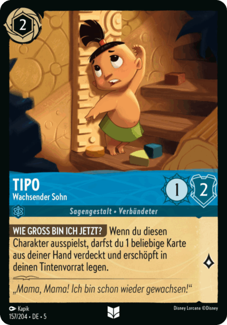 Tipo – Wachsender Sohn