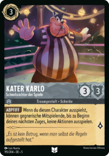 Kater Karlo – Schiedsrichter der Spiele