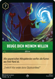 Beuge dich meinem Willen