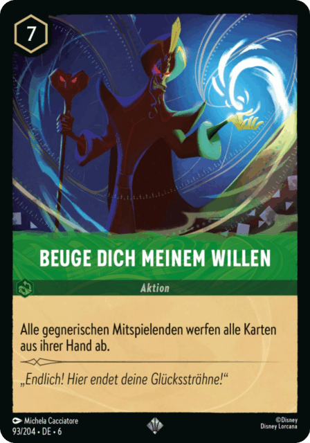 Beuge dich meinem Willen
