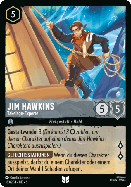 Jim Hawkins – Takelage-Experte