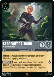 Sergeant Calhoun – Marinefeldwebel