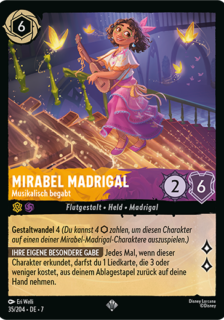 Mirabel Madrigal – Musikalisch begabt