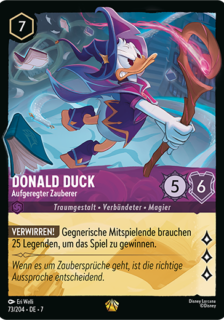 Donald Duck – Aufgeregter Zauberer