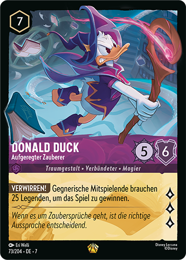 Donald Duck – Aufgeregter Zauberer