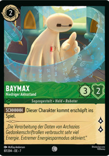 Baymax – Niedriger Akkustand