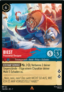 Biest – Frustrierter Designer