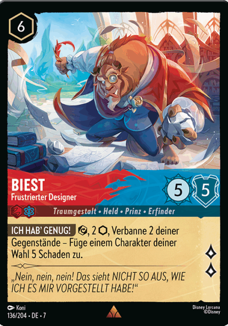 Biest – Frustrierter Designer