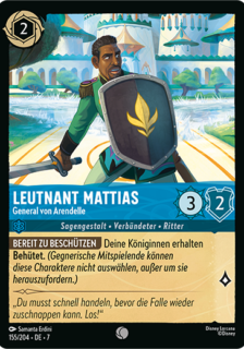Leutnant Mattias – General von Arendelle