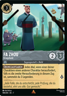 Fa Zhou – Kriegsheld