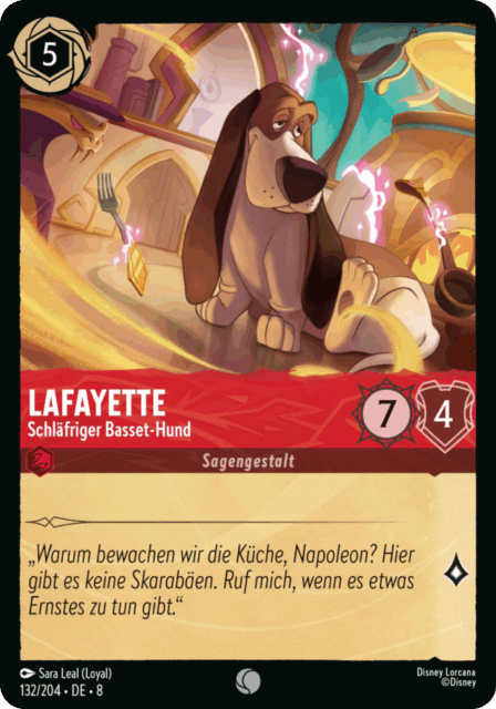 Lafayette – Schläfriger Basset-Hund