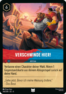 Verschwinde hier!