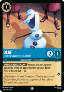 Olaf – Fasst die Geschichte zusammen