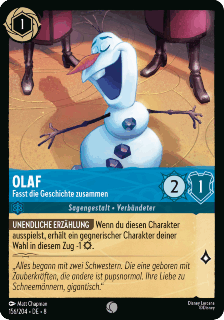 Olaf – Fasst die Geschichte zusammen