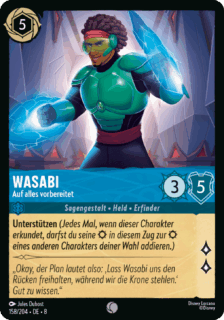 Wasabi – Auf alles vorbereitet