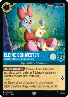 Kleine Schwester – Verantwortungsvolles Kaninchen