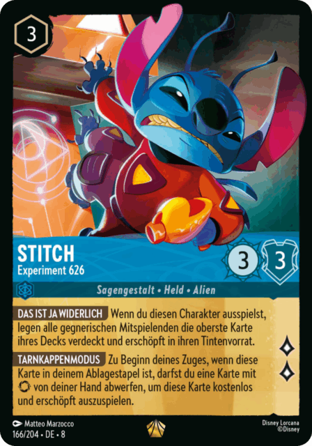 Stitch – Experiment 626
