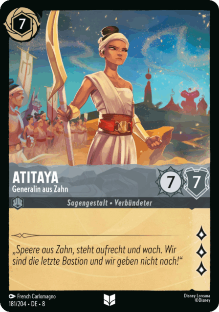 Atitaya – Generalin aus Zahn